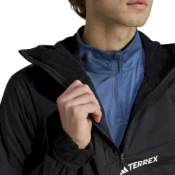 adidas Terrex Techrock Ultralight HZ Hooded Jacket - Polaire homme
