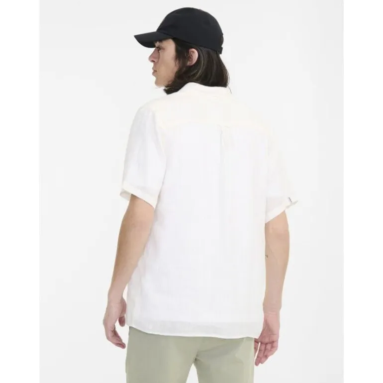 Aigle Chemise Lin Manches Courtes - Chemise homme