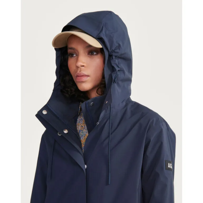 Aigle MTD Long Hooded Parka - Parka femme