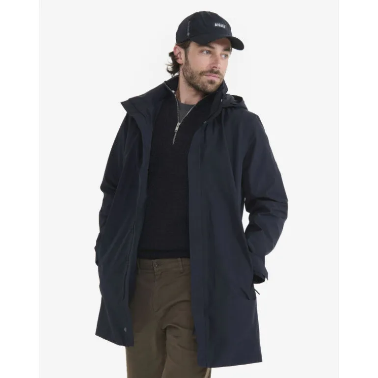 Aigle Parka Longue Gore-Tex 2 Couches Capuche Retractable - Parka homme