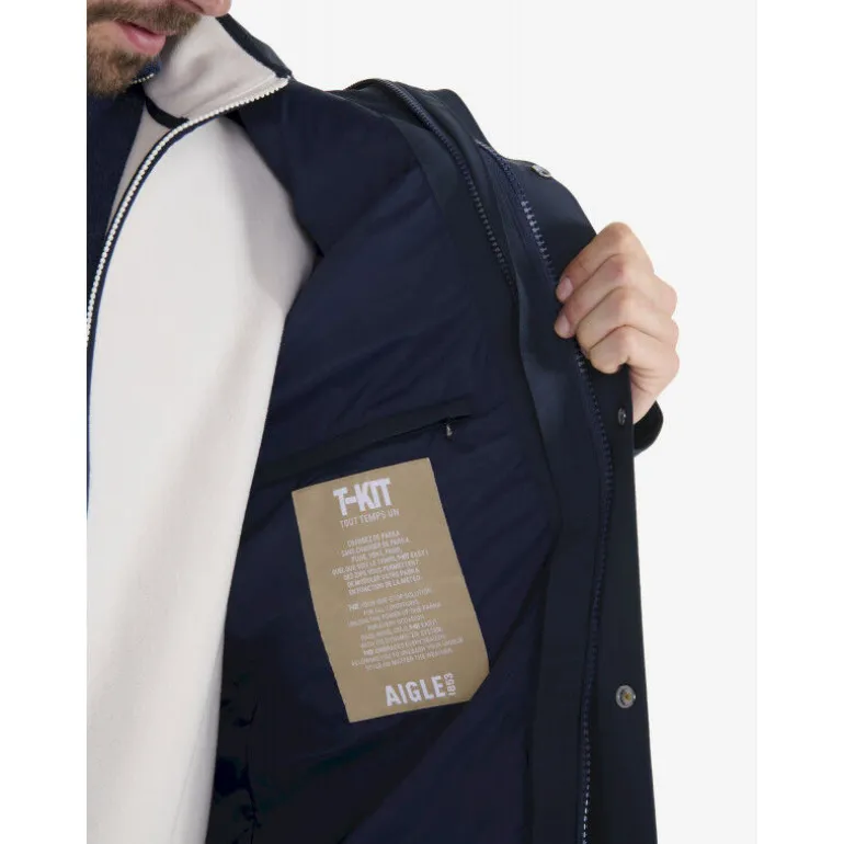 Aigle Parka Longue Gore-Tex 2 Couches Capuche - Parka homme