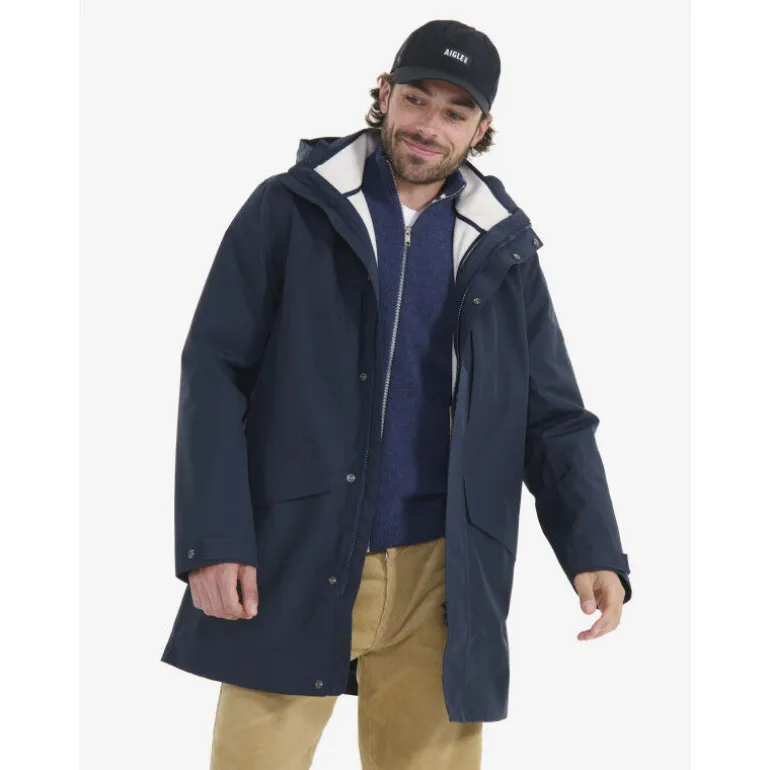 Aigle Parka Longue Gore-Tex 2 Couches Capuche - Parka homme