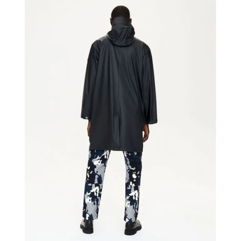 Aigle Parka longue matière waterproof à capuche - Parka homme