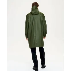 Aigle Parka longue matière waterproof à capuche - Parka homme