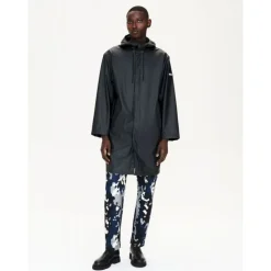 Aigle Parka longue matière waterproof à capuche - Parka homme