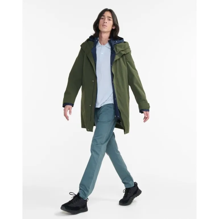 Aigle Parka Longue MTD 2 Couches Capuche - Parka homme
