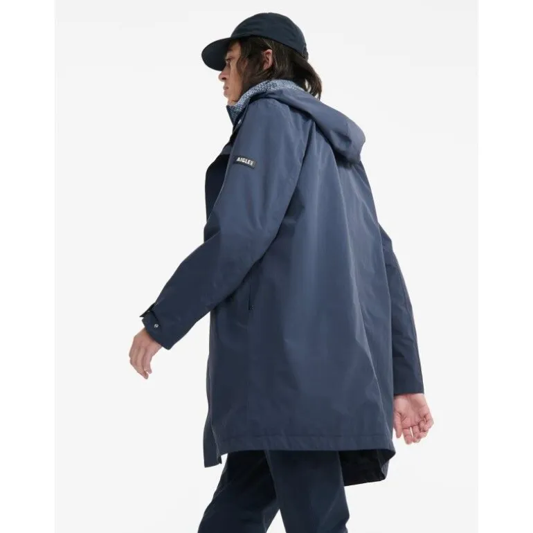 Aigle Parka Longue MTD 2 Couches Capuche - Parka homme