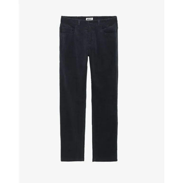 Aigle 5-Poches Slim Corduroy - Pantalon homme
