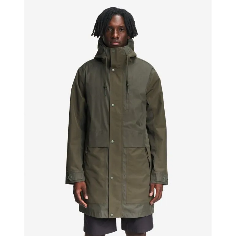 Aigle T-Kit Long Fishtail Cotton Parka - Parka homme