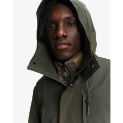 Aigle T-Kit Long Fishtail Cotton Parka - Parka homme