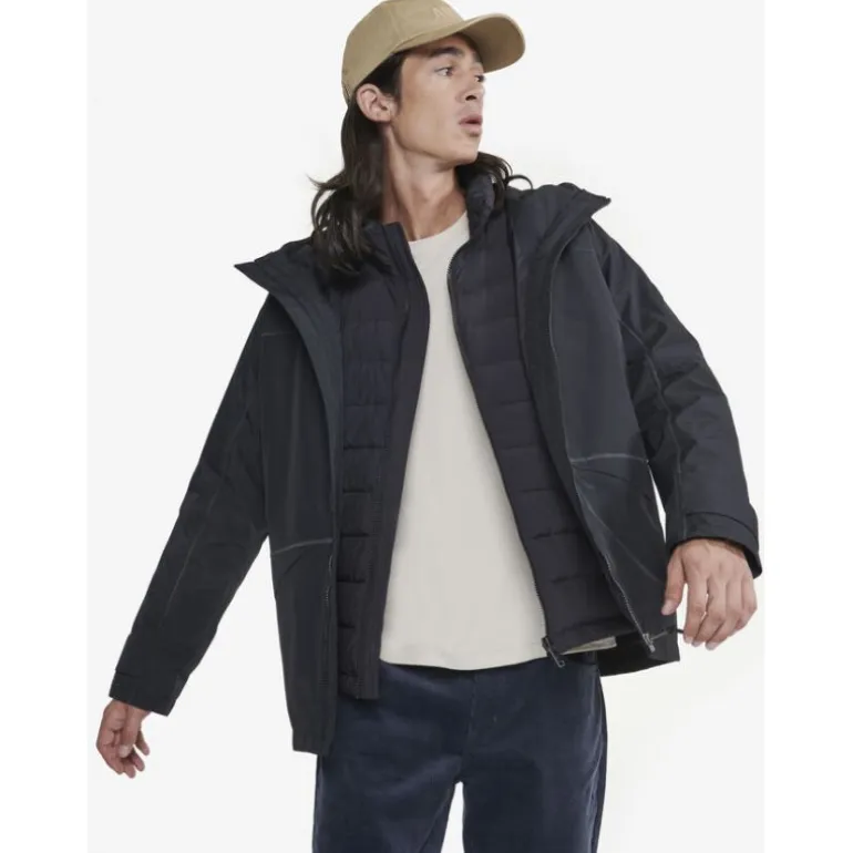 Aigle Veste Courte MTD 2 Couches Capuche - Veste imperméable homme