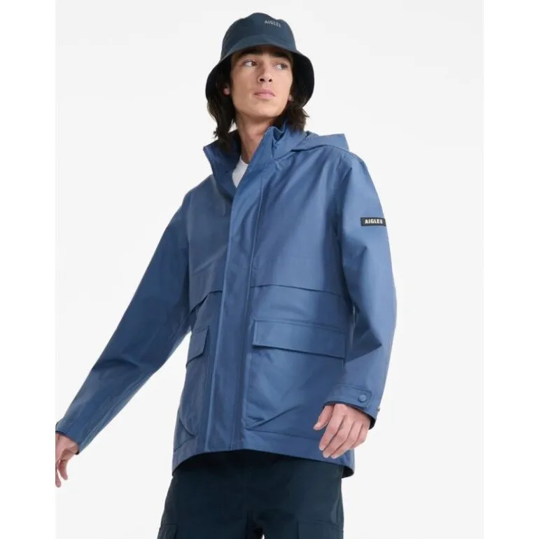Aigle Veste Mi-Longue MTD 2 Couches Capuche - Parka homme