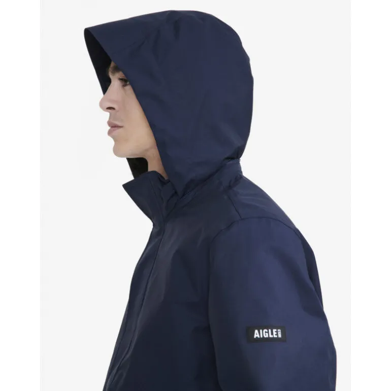 Aigle Veste Mi-Longue MTD 2 Couches Capuche - Parka homme
