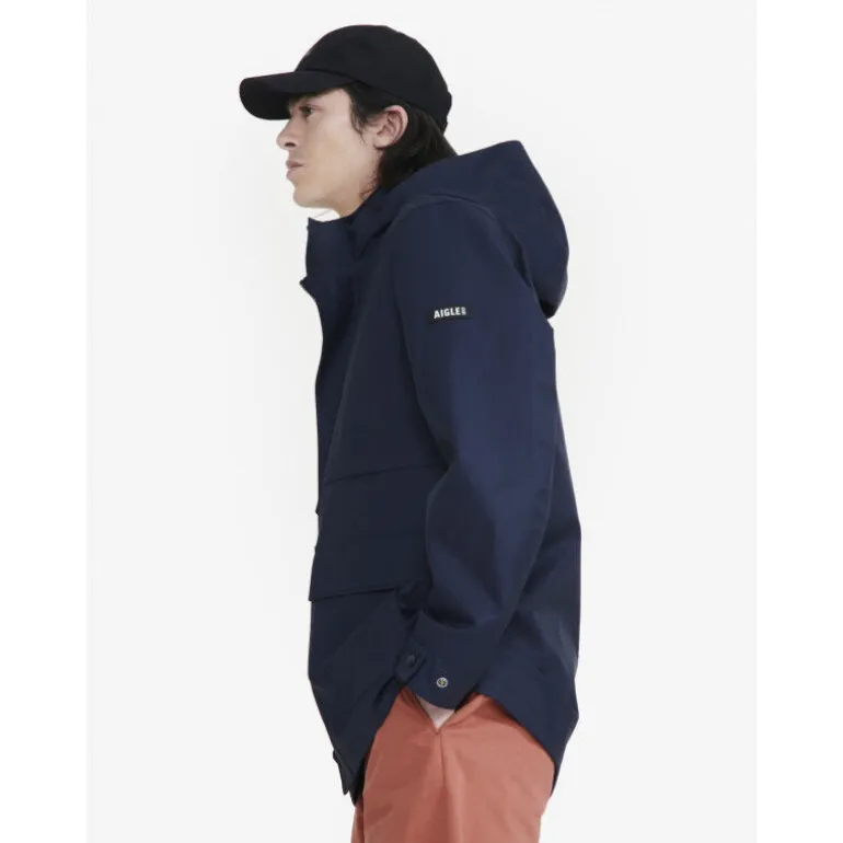Aigle Veste Mi-Longue MTD 2 Couches Capuche - Parka homme