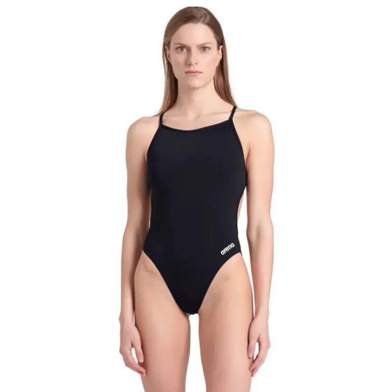 Arena Swimsuit Lace Back Solid - Maillot de bain natation femme