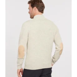 Barbour Essential Elbow Patch Jumper - Pullover homme