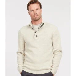 Barbour Essential Elbow Patch Jumper - Pullover homme
