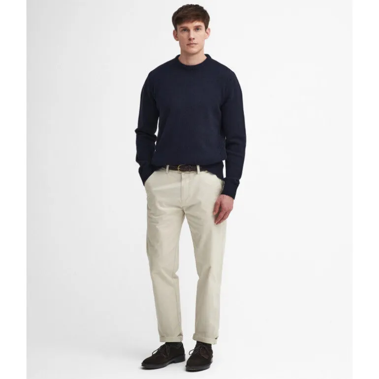 Barbour Holden Crew Neck Sweater - Pull en laine mérinos homme