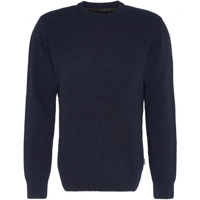Barbour Holden Crew Neck Sweater - Pull en laine mérinos homme