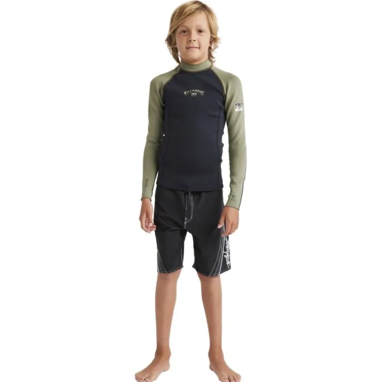 Billabong 1/1mm Absolute Natural Wetsuit Jacket - Top néoprène enfant
