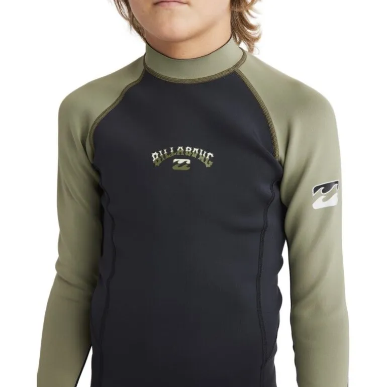 Billabong 1/1mm Absolute Natural Wetsuit Jacket - Top néoprène enfant