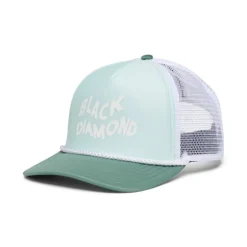 Black Diamond Flat Bill Trucker Hat - Casquette