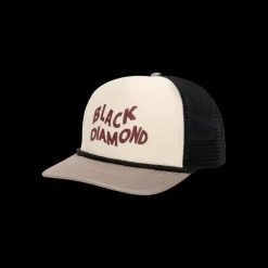 Black Diamond Flat Bill Trucker Hat - Casquette