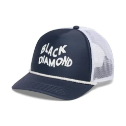Black Diamond Flat Bill Trucker Hat - Casquette