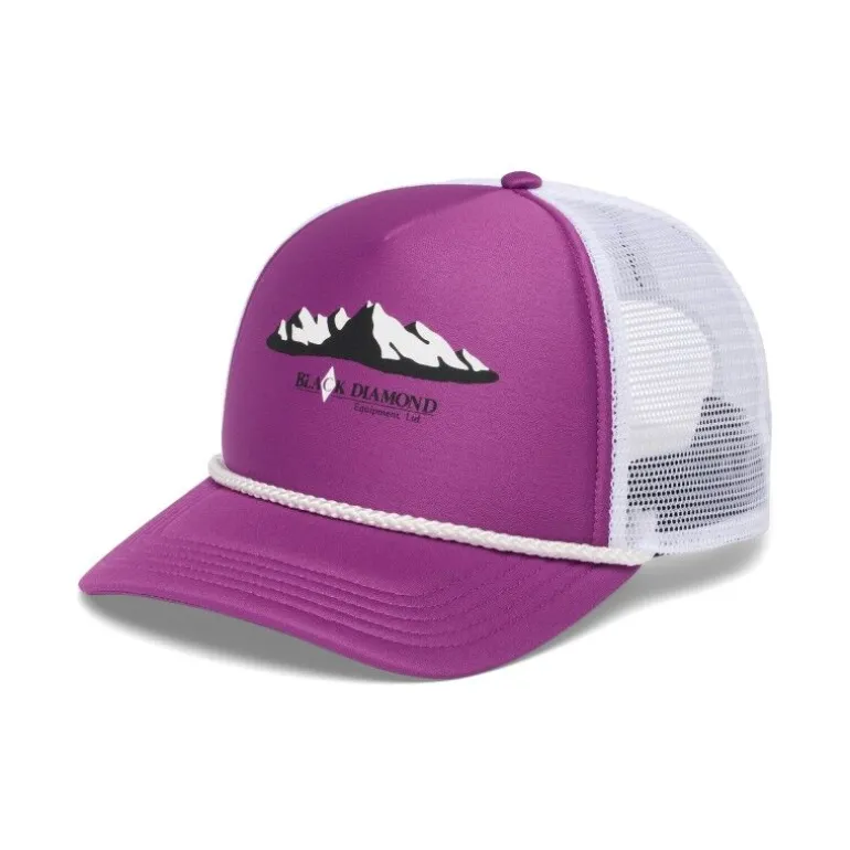 Black Diamond Flat Bill Trucker Hat - Casquette
