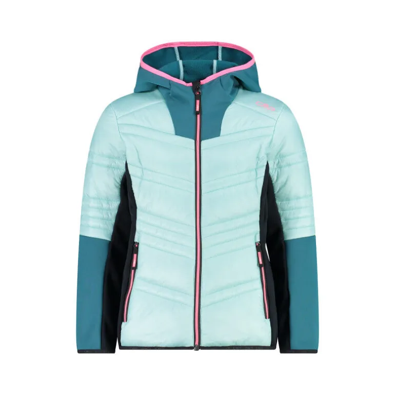 CMP Girl's hybrid jacket with ripstop - Doudoune enfant