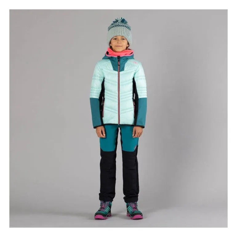 CMP Girl's hybrid jacket with ripstop - Doudoune enfant