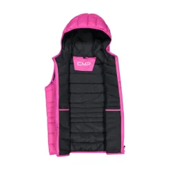 CMP Girl's water-repellent vest with padding - Doudoune sans manches enfant