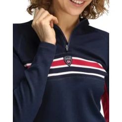 Dale of Norway Aksla Baselayer Half zip - Pull en laine mérinos femme
