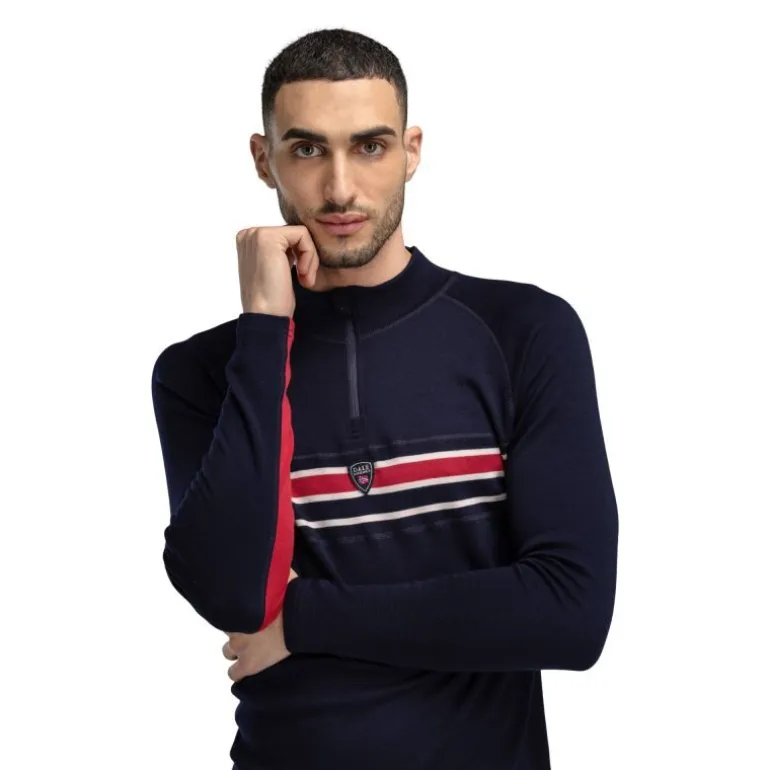 Dale of Norway Aksla Baselayer Half zip - Pull en laine mérinos homme