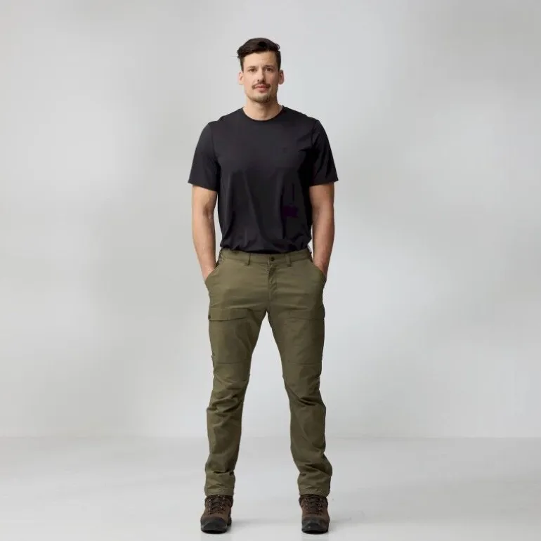 Fjällräven Abisko Hybrid Trail Trousers - Pantalon randonnée homme