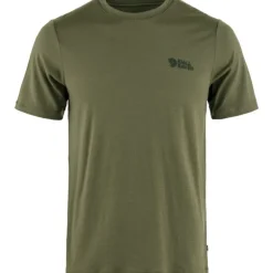 Fjällräven Abisko Wool Logo SS - T-shirt en laine mérinos homme