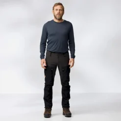 Fjällräven Abisko Wool LS - T-shirt en laine mérinos homme