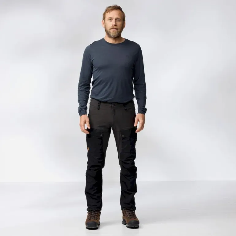 Fjällräven Abisko Wool LS - T-shirt en laine mérinos homme