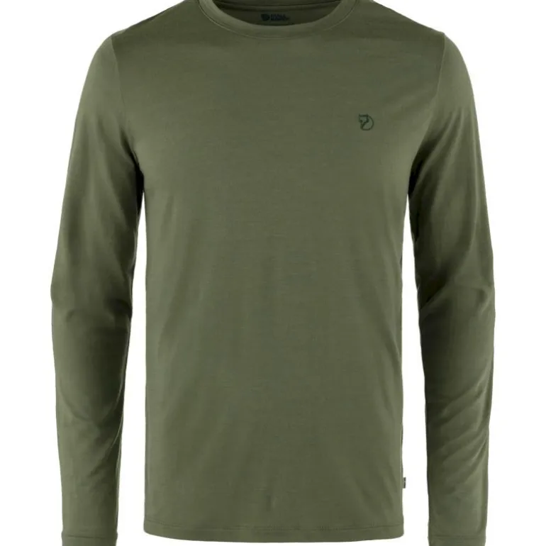 Fjällräven Abisko Wool LS - T-shirt en laine mérinos homme