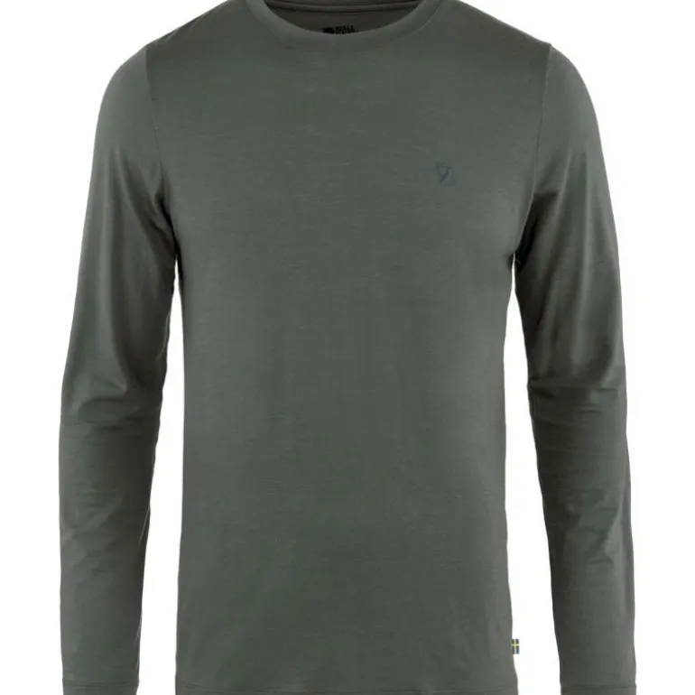 Fjällräven Abisko Wool LS - T-shirt en laine mérinos homme