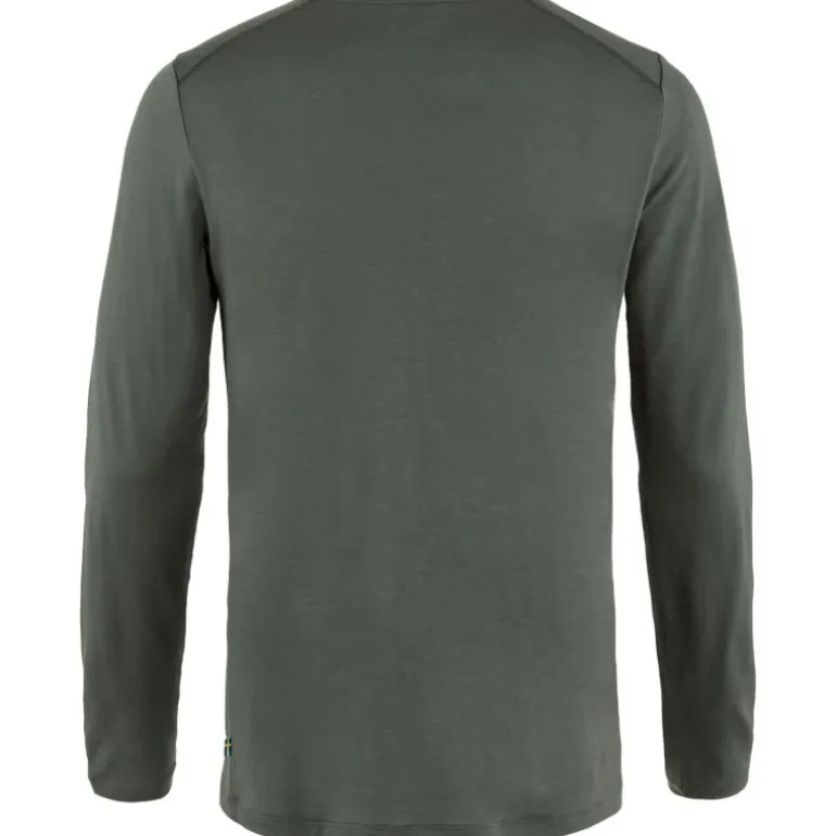 Fjällräven Abisko Wool LS - T-shirt en laine mérinos homme