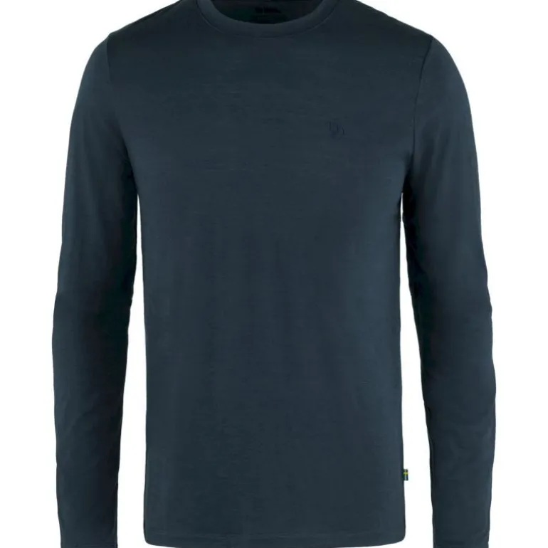 Fjällräven Abisko Wool LS - T-shirt en laine mérinos homme