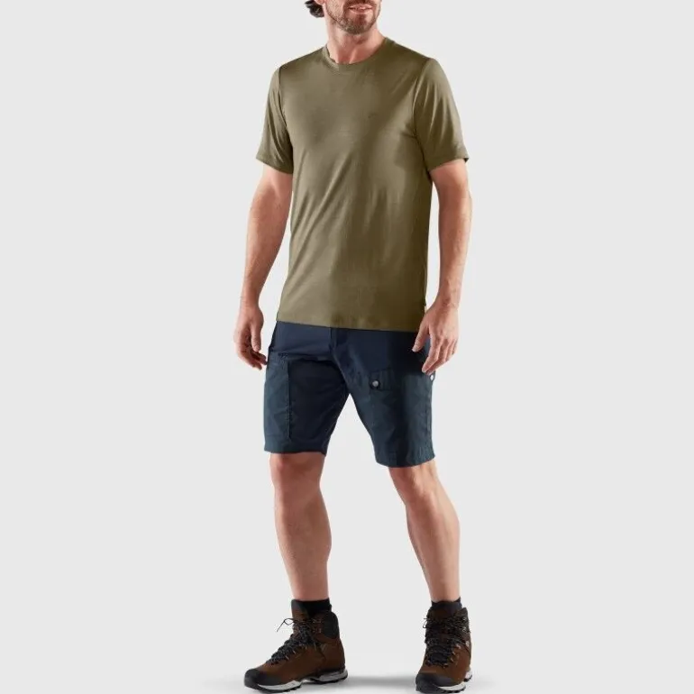 Fjällräven Abisko Wool SS - T-shirt en laine mérinos homme