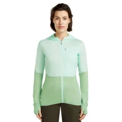 icebreaker 200 RealFleece Descender LS Zip Hoodie - Polaire en laine mérinos femme