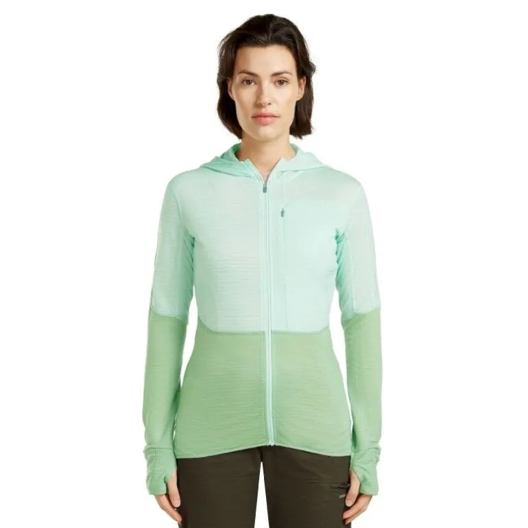 icebreaker 200 RealFleece Descender LS Zip Hoodie - Polaire en laine mérinos femme