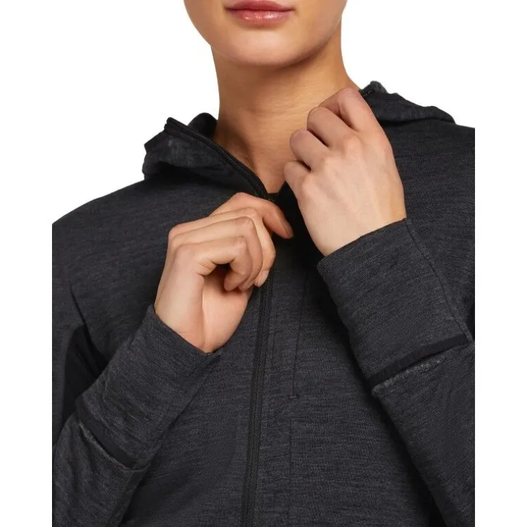 icebreaker 200 RealFleece Descender LS Zip Hoodie - Polaire en laine mérinos femme