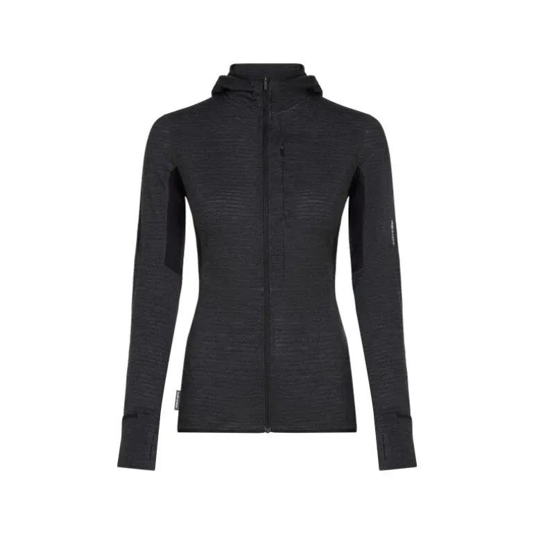 icebreaker 200 RealFleece Descender LS Zip Hoodie - Polaire en laine mérinos femme