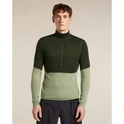 icebreaker 200 Realfleece Descender LS Half Zip - Polaire en laine mérinos homme
