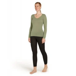 Icebreaker Siren Long Sleeve Sweetheart - T-shirt en laine mérinos femme I Hardloop