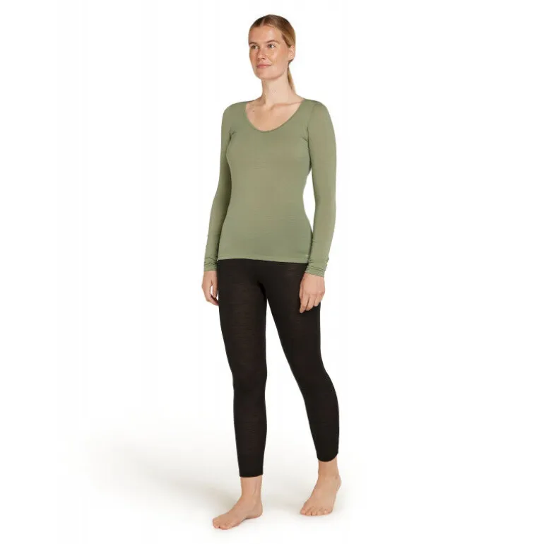 Icebreaker Siren Long Sleeve Sweetheart - T-shirt en laine mérinos femme I Hardloop